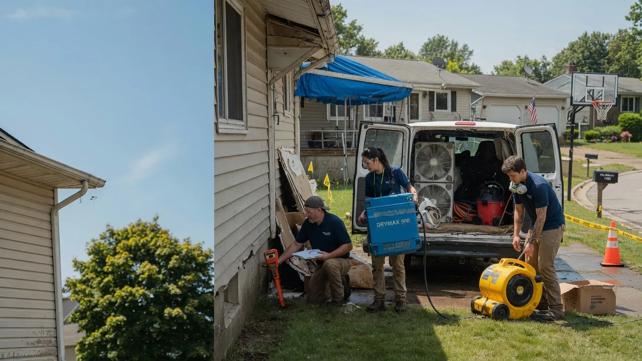Ceiling Leak Cleanup in Pemberton, OH near me